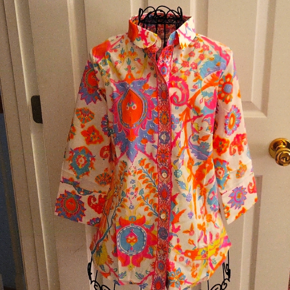 Gretchen Scott Comfey Cozy Plazza Shirt